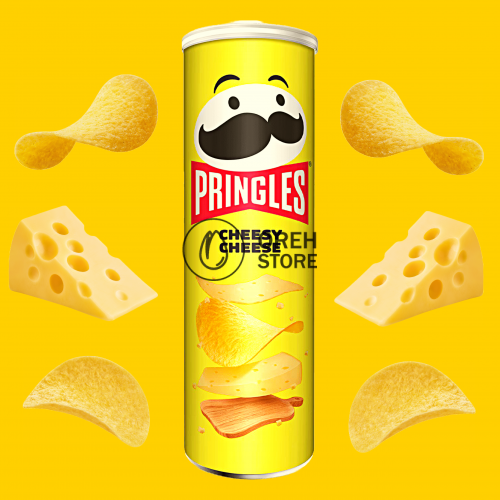 Чіпси Pringles Cheesy Cheese 165г. (Прінглс Сирний Сир)