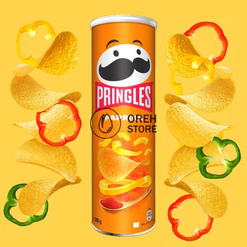 Чипсы Pringles Paprika 165г. (Принглс Паприка)